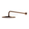 OMNIRES Deszczownica z ramieniem, ø25 cm SLIMLINE miedź WGSET1CP 